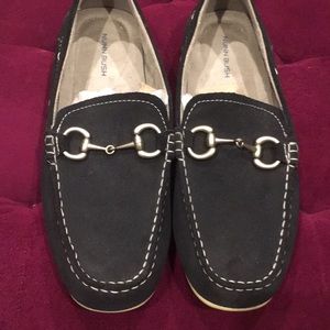 5/$25 Nunn Bush Blue Suede Loafers